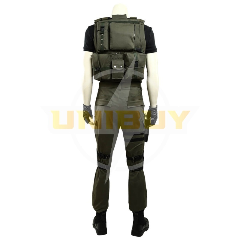 Resident Evil 3 Remake Carlos Oliveira Costume Cosplay Suit Men's Outfit