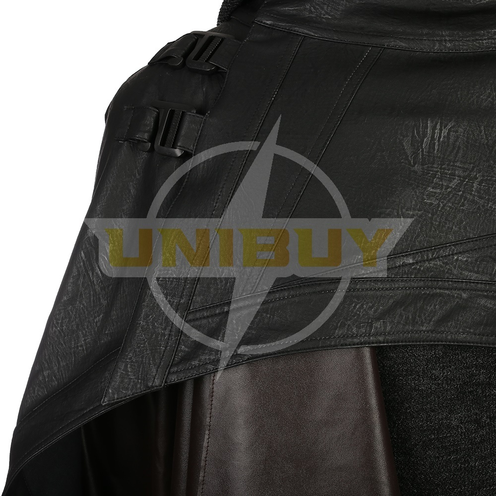 Star Wars 8 Luke Skywalker Costume Cosplay Black Suit