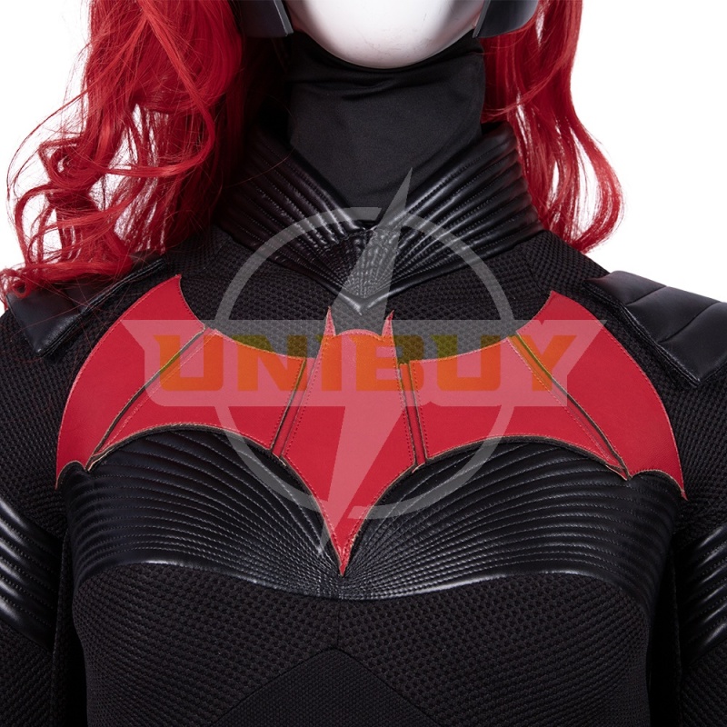 Batwoman Costume Cosplay Suit Kate Kane Outfit with Cloak Version 1 Unibuy