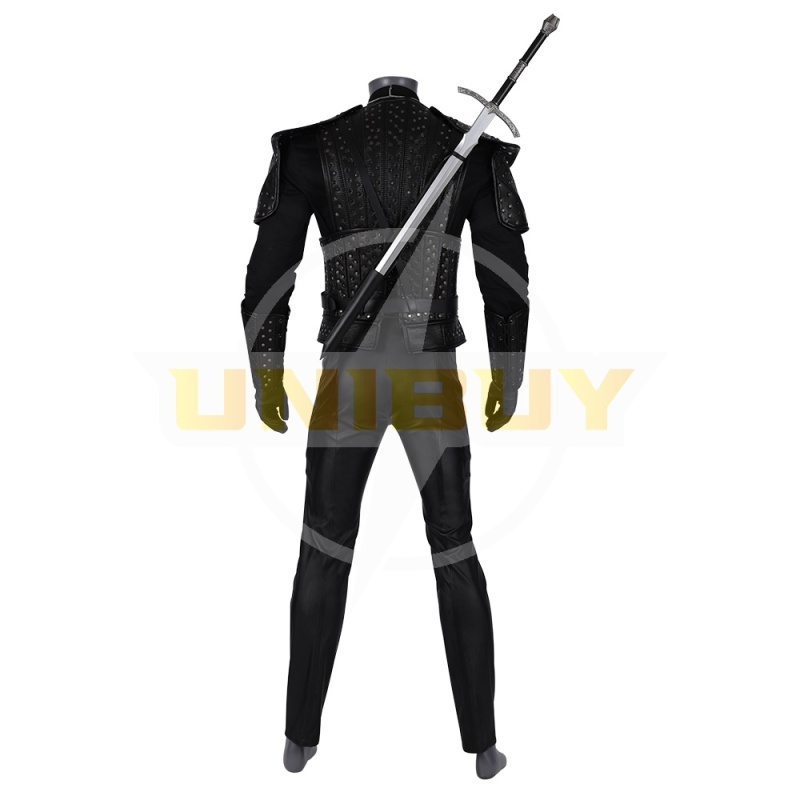 Geralt of Rivia Costume Cosplay Suit White Wolf The Witcher Full Set Unibuy