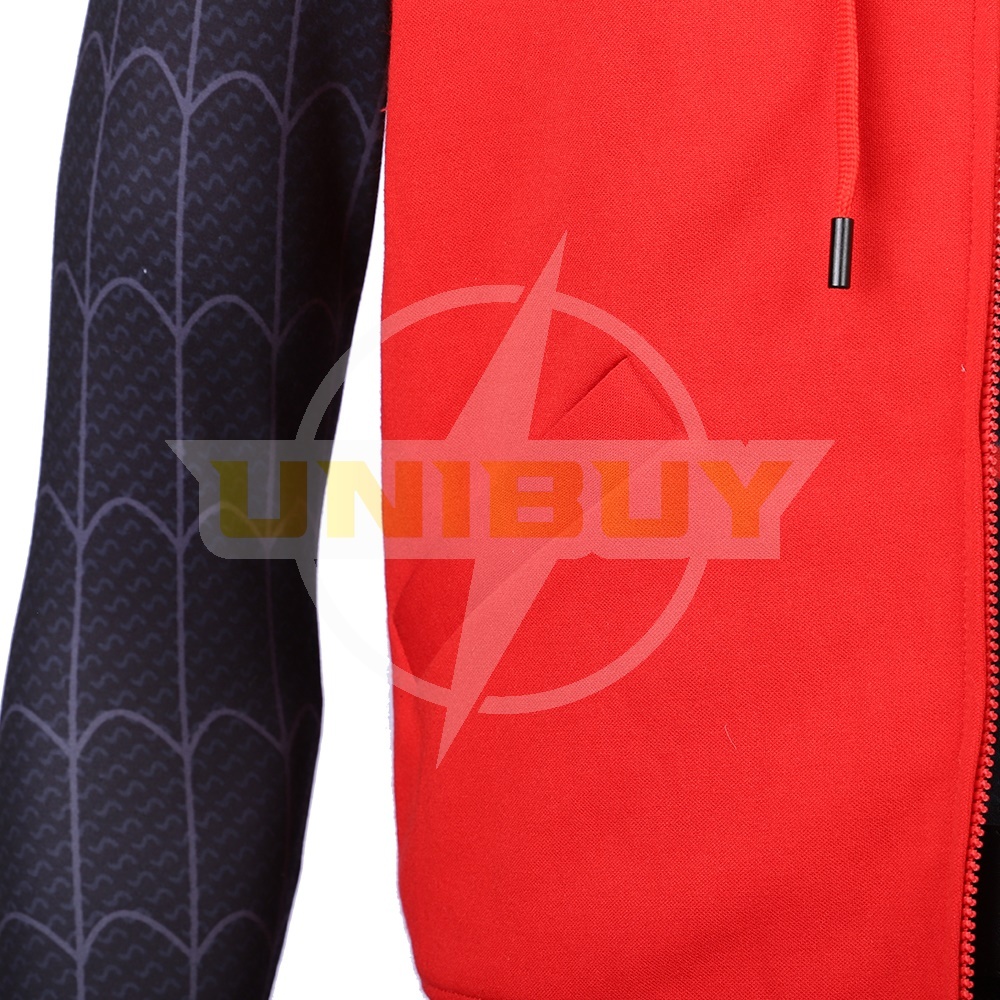Spider Man: Into the Spider Verse Miles Morales Costume Cosplay Suit With Jacket Unibuy