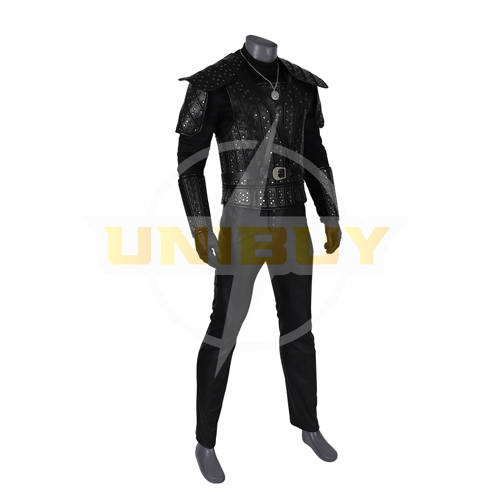 Geralt of Rivia Costume Cosplay Suit White Wolf The Witcher Full Set Unibuy