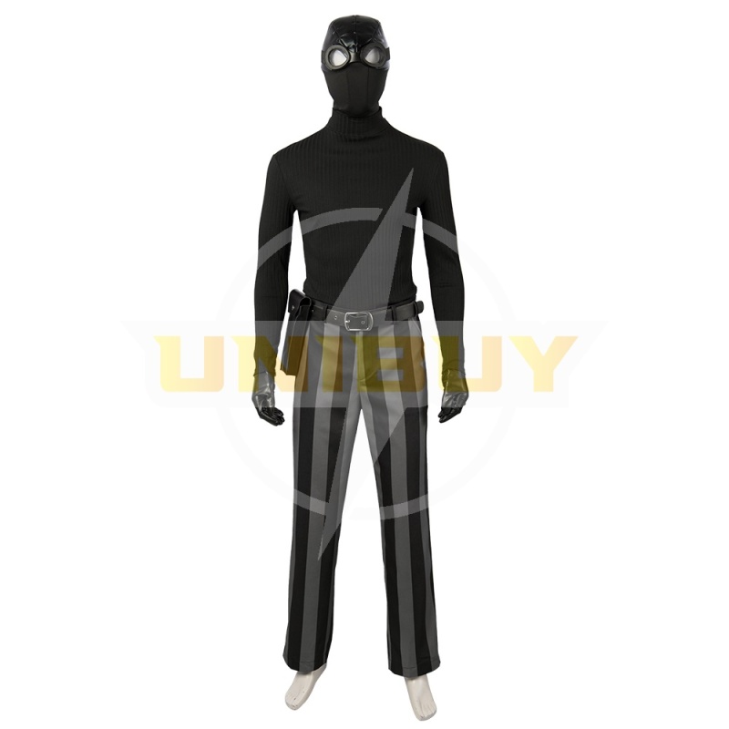 Spider Man: Into the Spider Verse Spider Man Noir Costume Cosplay Suit Unibuy