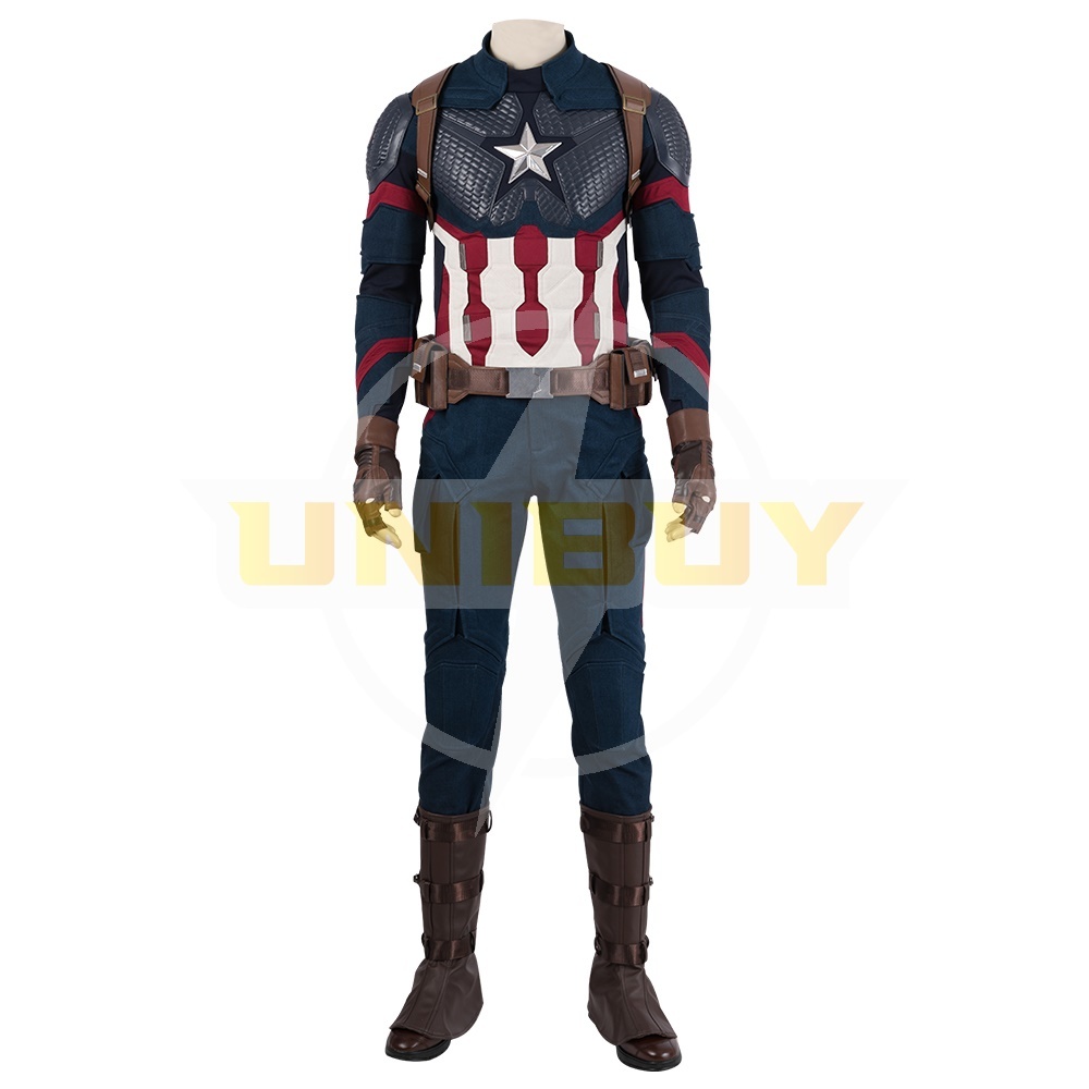 Avengers Endgame Captain America Costume Cosplay Suit Steve Rogers Unibuy