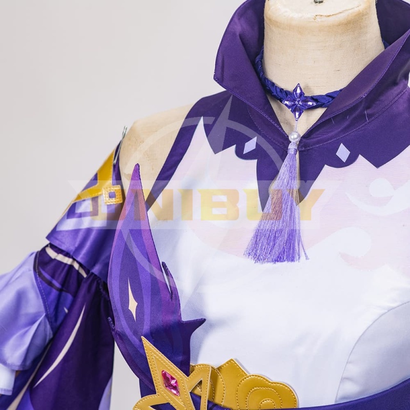 Genshin Impact Keqing Costume Cosplay Dress Unibuy