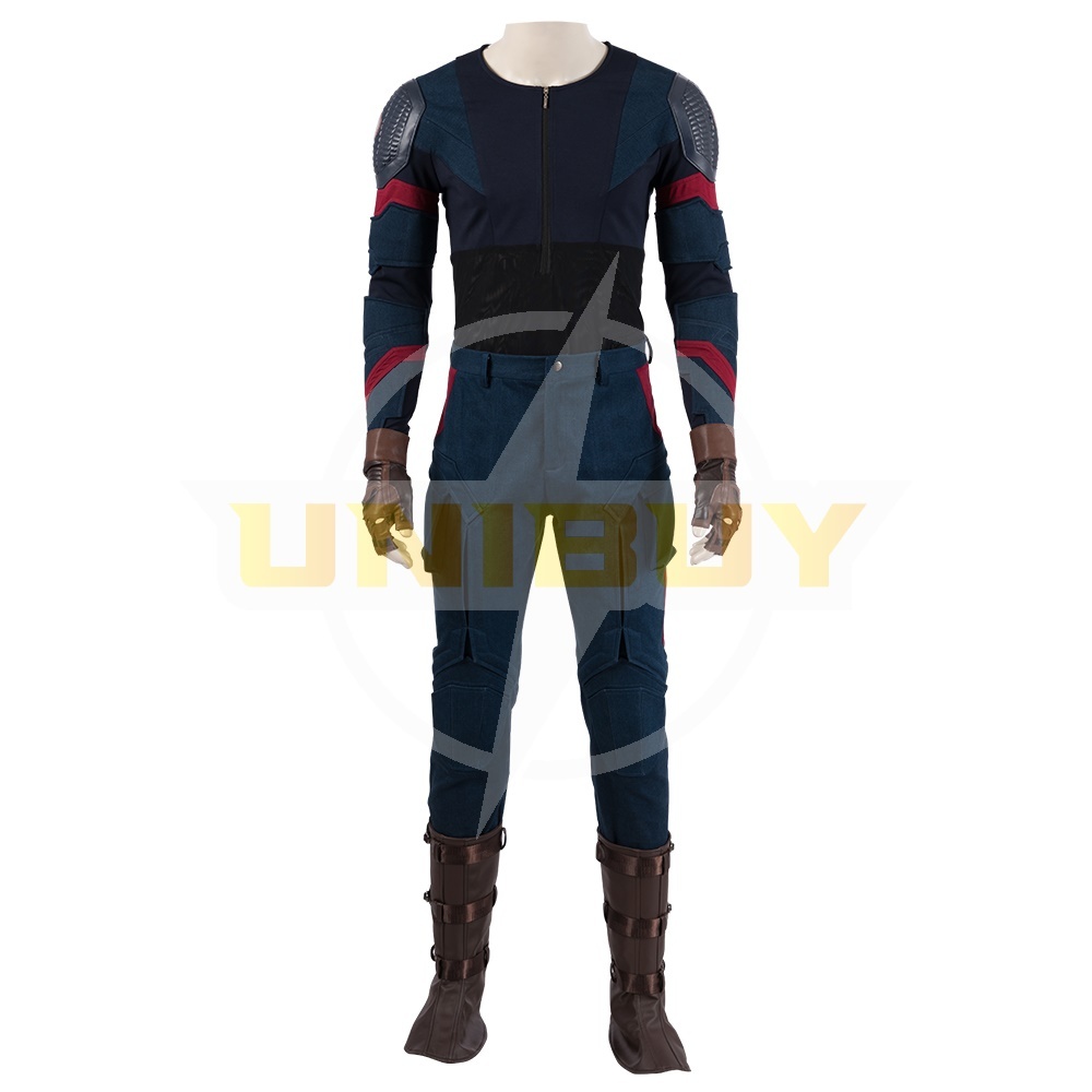 Avengers Endgame Captain America Costume Cosplay Suit Steve Rogers Unibuy