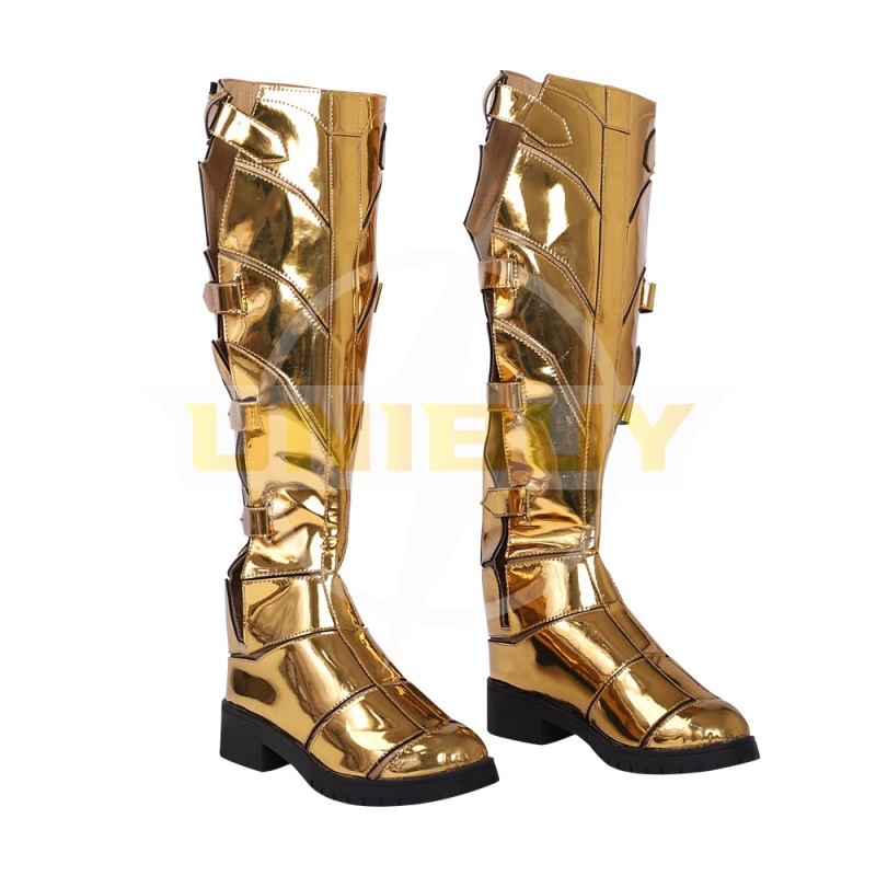 Wonder Woman 1984 WW84 Cosplay Shoes Women Boots Diana Prince Glossy Ver Unibuy