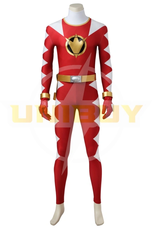 Rangers Dino Thunder Cosplay Costume Suit Red Dino Ranger 3D Printed Unibuy