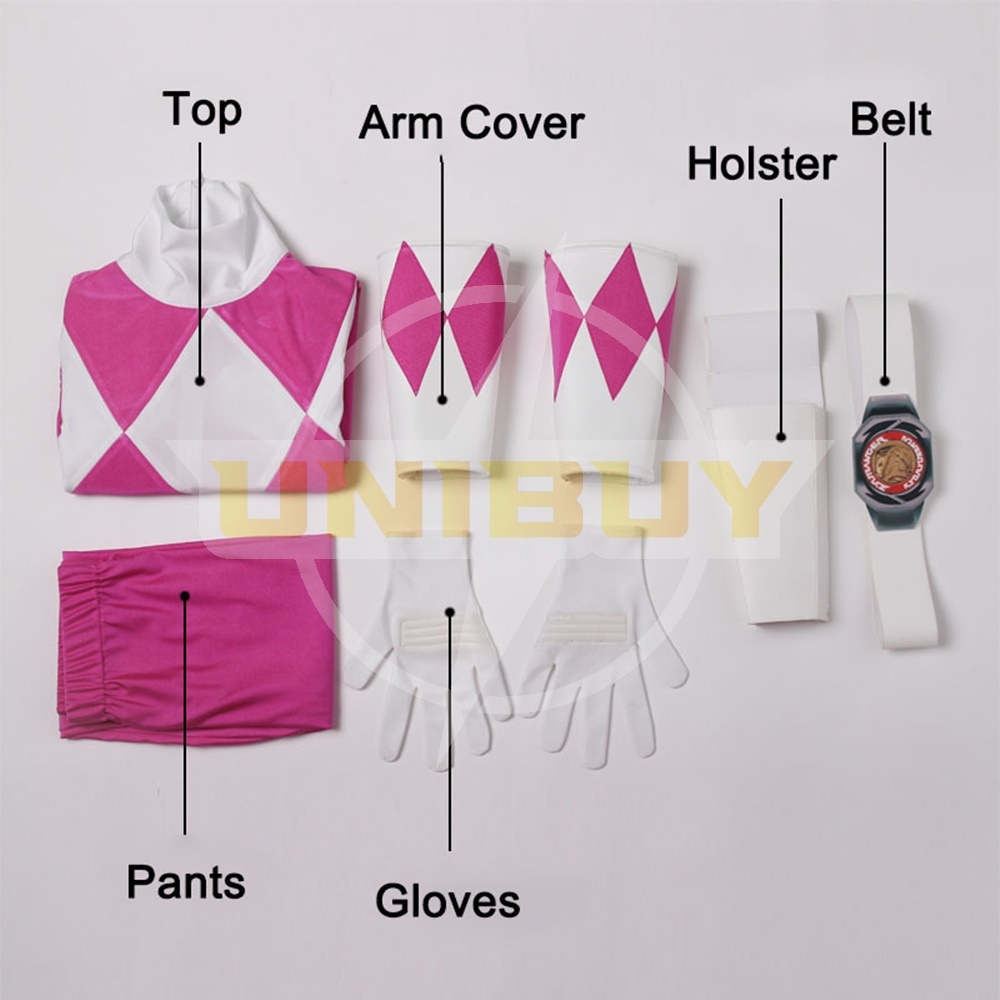 Power Pink Ranger Costume Cosplay Suit Rangers Unibuy