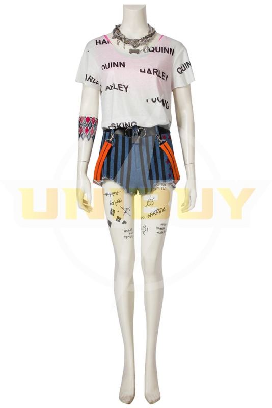 Harley Quinn Costume Cosplay T-Shirt Birds of Prey Unibuy