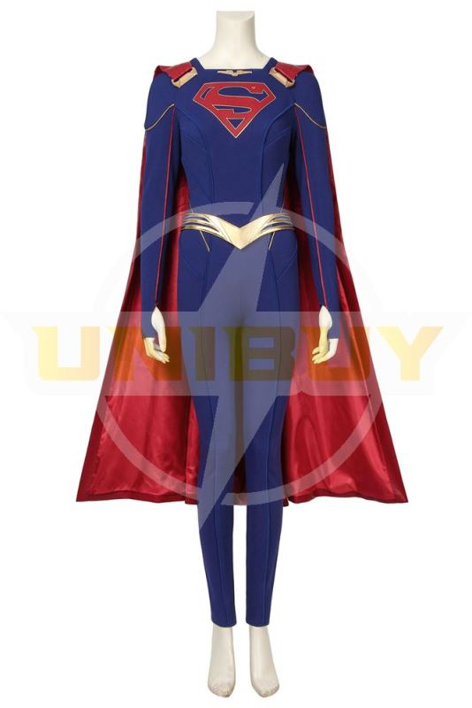 Supergirl Costume Cosplay Suit with Cloak Kara Zor-El Supergirl Season 5 Ver.1 Unibuy