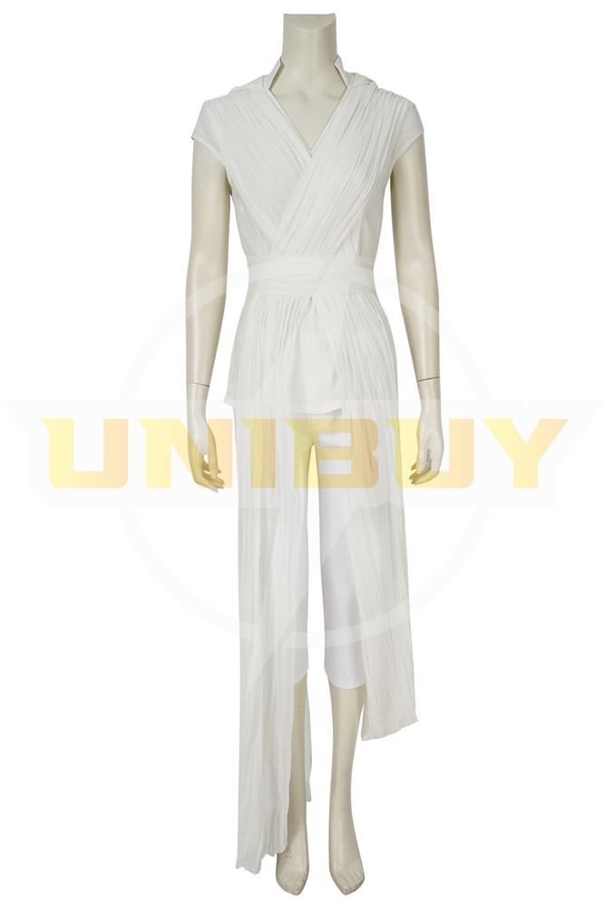 Star Wars 9 The Rise of Skywalker Rey Cosplay Costume Women's Halloween Outfit Unibuy