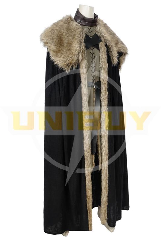 Game of Thrones Season 8 Jon Snow Cosplay Costume with Cloak Version 2 Unibuy