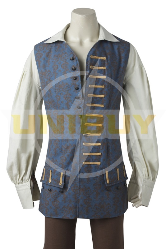 Captain Jack Sparrow Costume Cosplay Suit Pirates of the Caribbean Dead Men Tell No Tales Unibuy