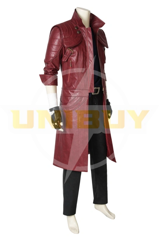 Devil May Cry V DMC 5 Dante Cosplay Costume Red Leather Coat Outfit Unibuy