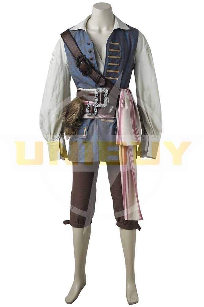 Captain Jack Sparrow Costume Cosplay Suit Pirates of the Caribbean Dead Men Tell No Tales Unibuy
