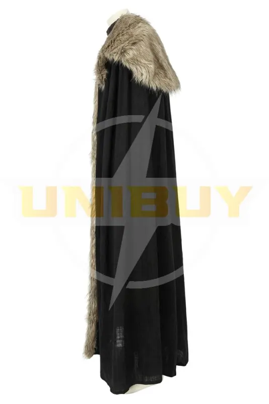 Game of Thrones Season 8 Jon Snow Cosplay Costume with Cloak Version 2 Unibuy