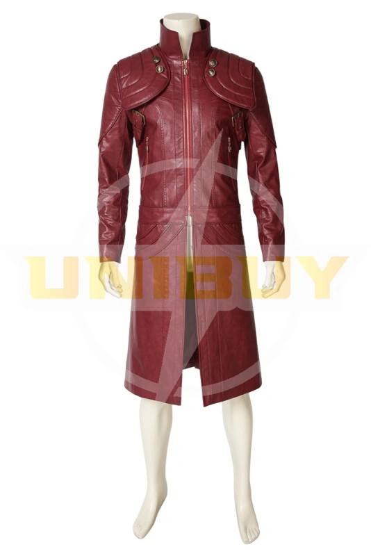 Devil May Cry V DMC 5 Dante Cosplay Costume Red Leather Coat Outfit Unibuy