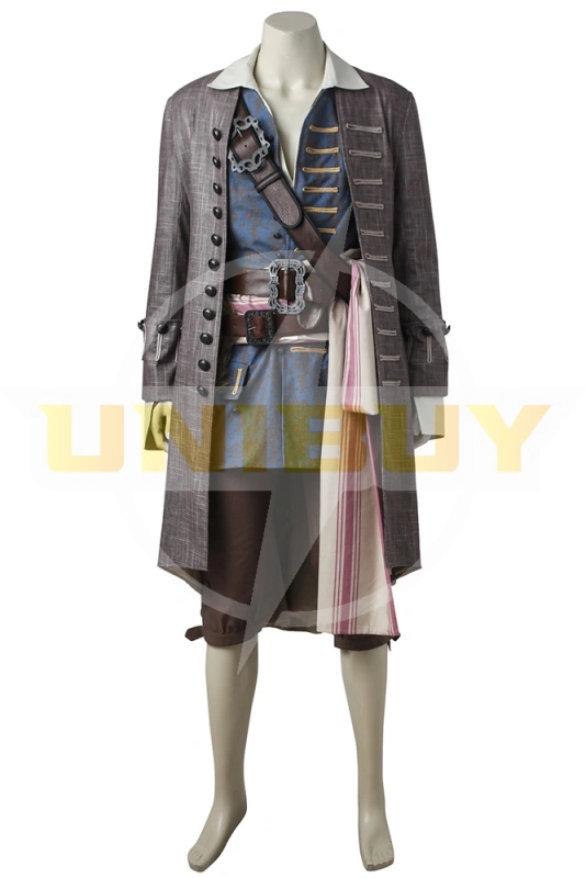 Captain Jack Sparrow Costume Cosplay Suit Pirates of the Caribbean Dead Men Tell No Tales Unibuy