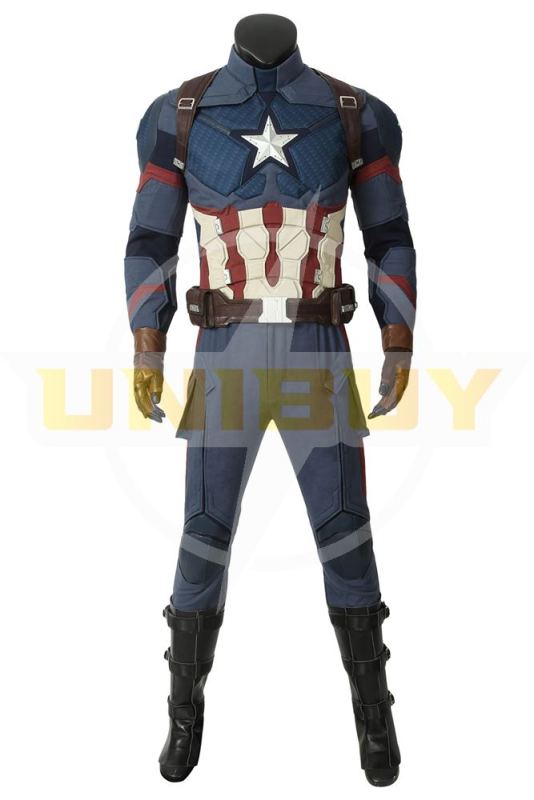 Avengers Endgame Steve Rogers Captain America Cosplay Costume Unibuy