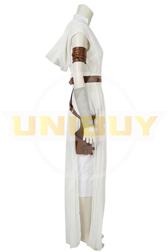 Star Wars 9 The Rise of Skywalker Rey Cosplay Costume Women's Halloween Outfit Unibuy
