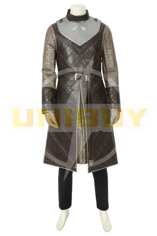 Game of Thrones Season 8 Jon Snow Cosplay Costume with Cloak Version 2 Unibuy