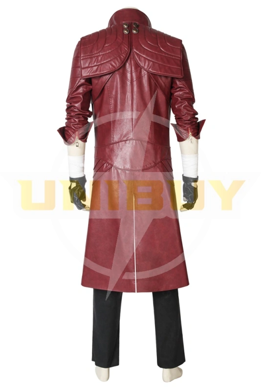 Devil May Cry V DMC 5 Dante Cosplay Costume Red Leather Coat Outfit Unibuy