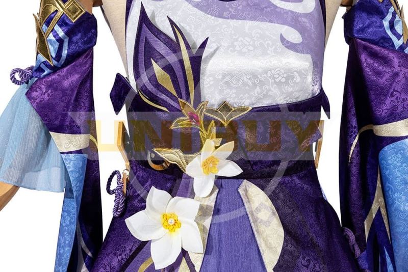 Genshin Impact Keqing Costume Cosplay Dress Ver 1 Unibuy