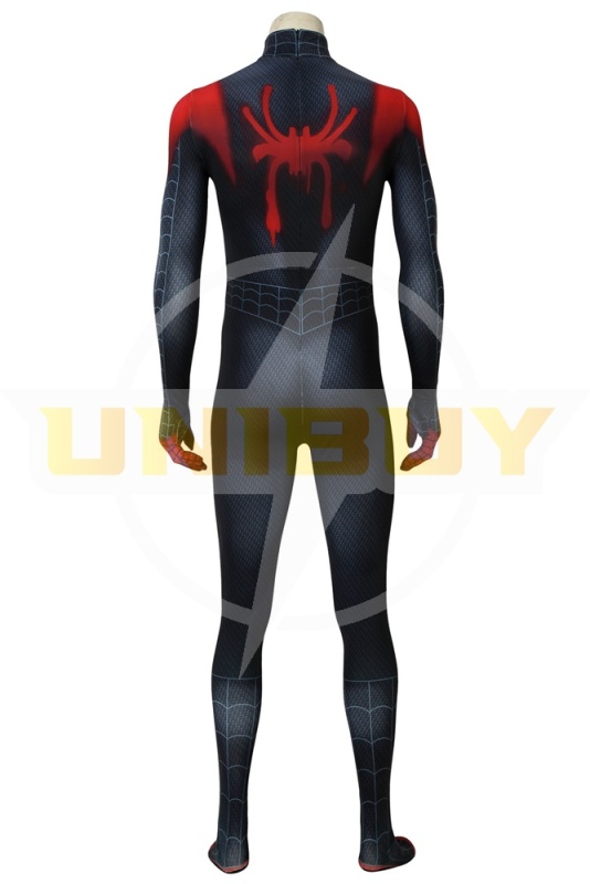 Miles Morales Costume Cosplay Suit Spider-Man Into the Spider-Verse Jacket Outfit Version 1 Unibuy