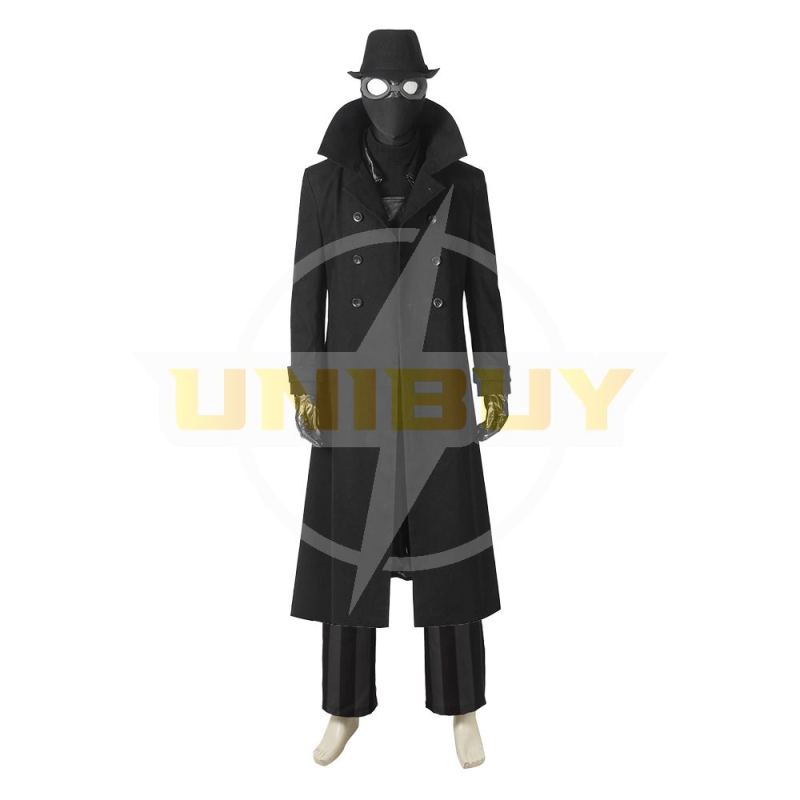 Spider-Man Into the Spider-Verse Spider-Man Noir Cosplay Costume Coat Outfit Unibuy