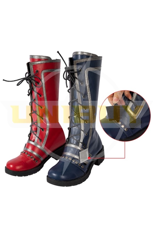 Harley Quinn Cosplay Shoes Women Boots Suicide Squad: Kill the Justice League Ver 1 Unibuy