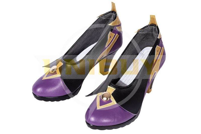 Genshin Impact Keqing Cosplay Shoes Women Boots Ver 1 Unibuy