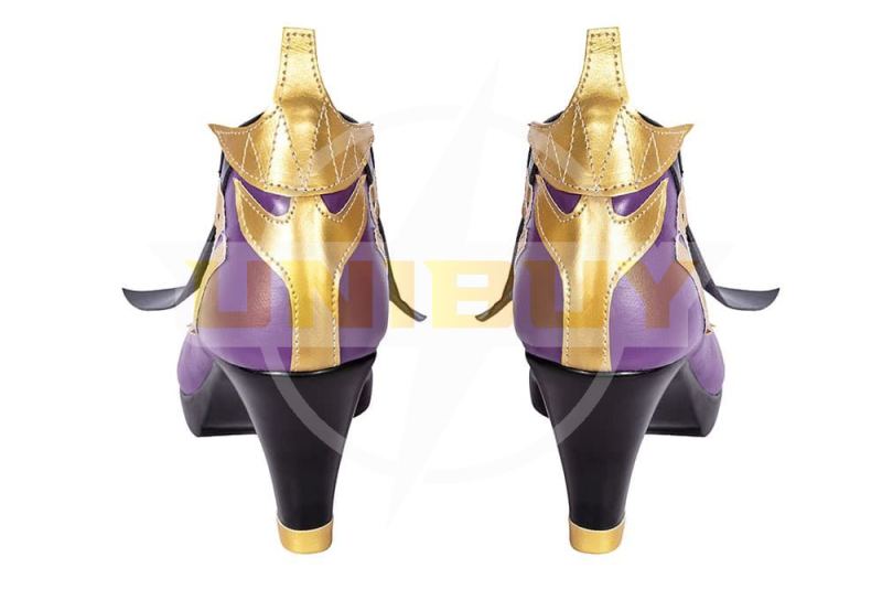 Genshin Impact Keqing Cosplay Shoes Women Boots Ver 1 Unibuy