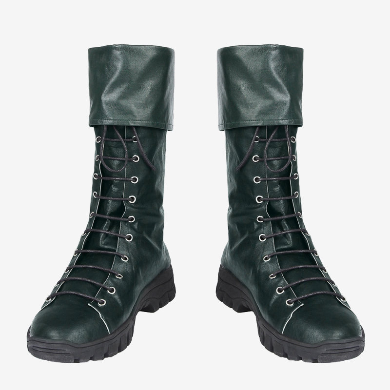 Green Arrow Cosplay Shoes Men Boots Oliver Queen Arrow Season 8 Ver 1 Unibuy