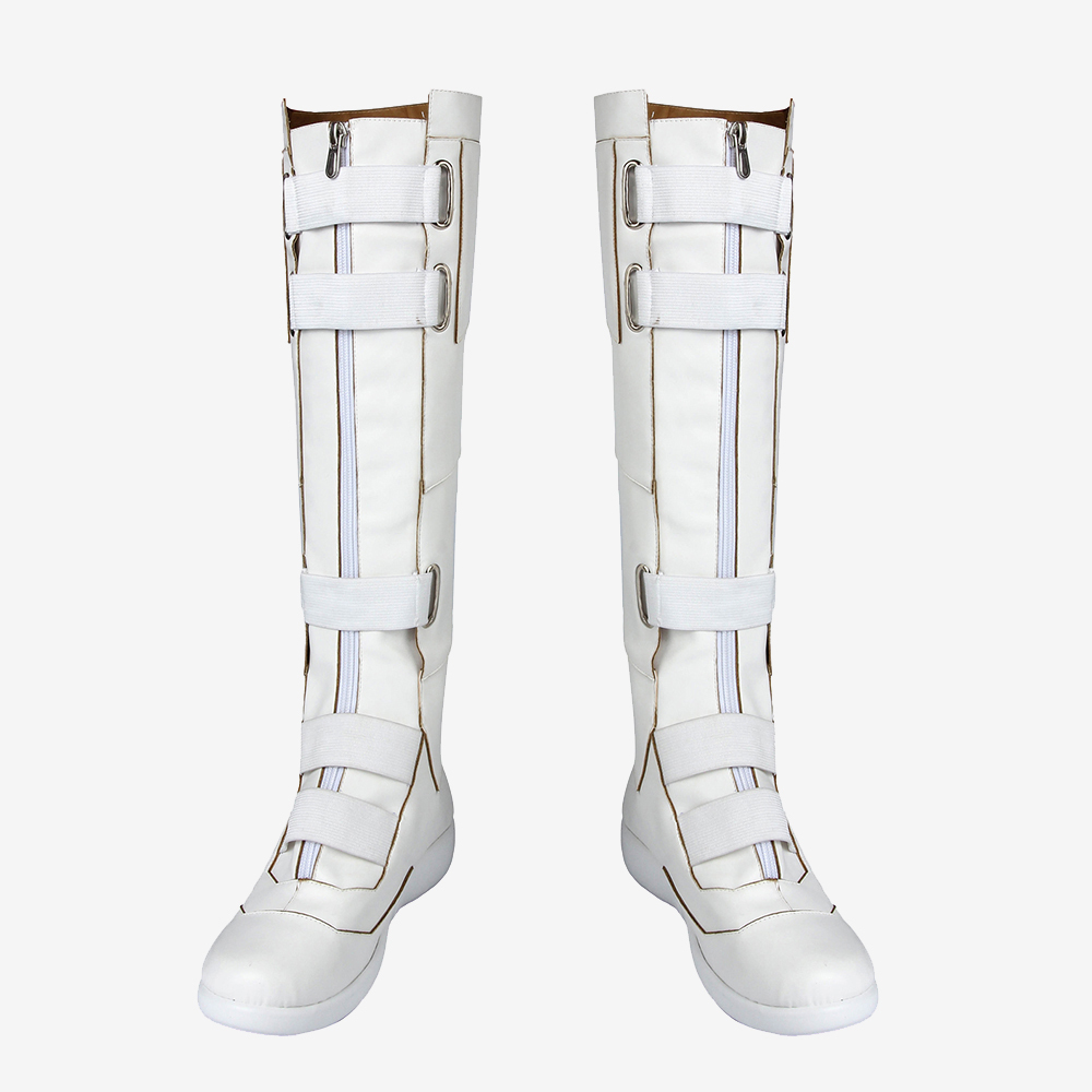 Black Widow Cosplay Shoes Women Boots Natasha Romanoff White Ver 1 Unibuy