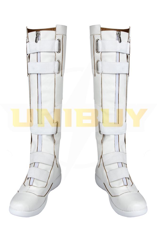 Black Widow Cosplay Shoes Women Boots Natasha Romanoff White Ver 1 Unibuy