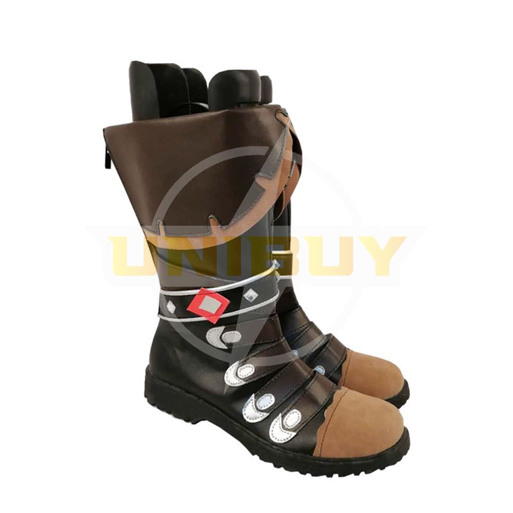 Genshin Impact Diluc Shoes Cosplay Men Boots Unibuy