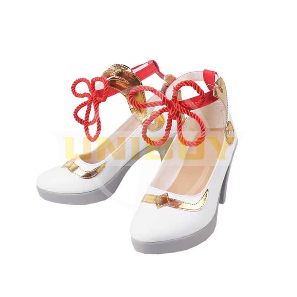 Genshin Impact Ganyu Cosplay Shoes Women Boots Ver 1 Unibuy