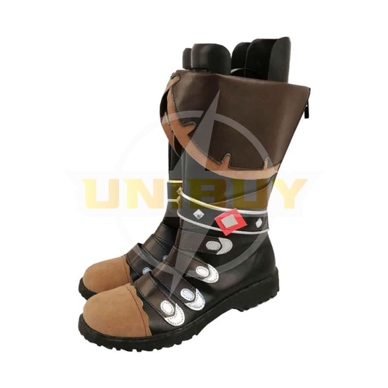 Genshin Impact Diluc Shoes Cosplay Men Boots Unibuy
