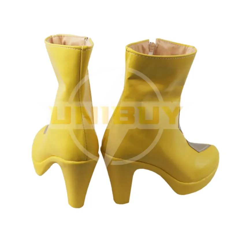 Harley Quinn Shoes Cosplay Yellow Boots Birds of Prey Ver 2 Unibuy