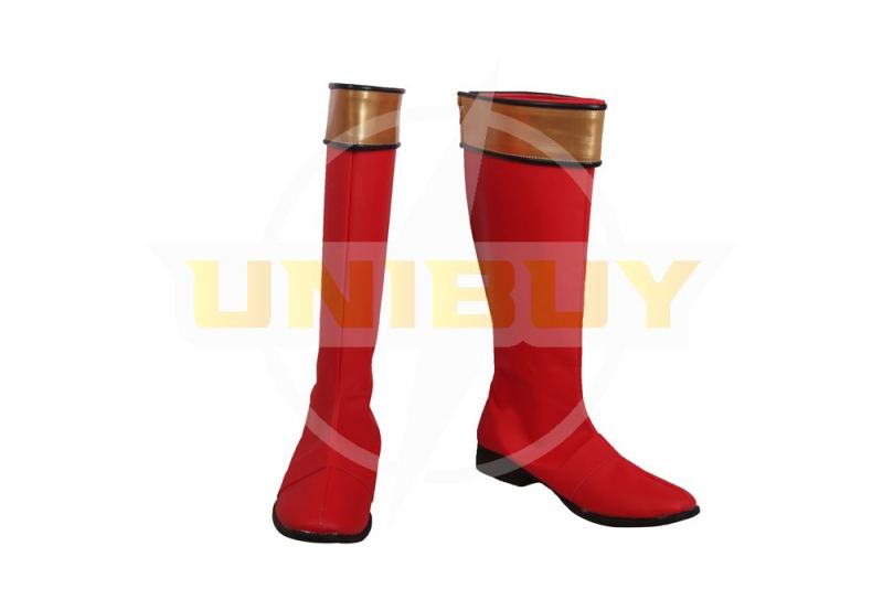 Power Red Wild Force Ranger Cosplay Shoes Cole Evans Rangers Men Boots Unibuy