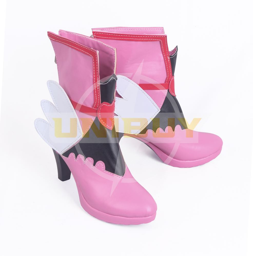 Overwatch OW DVA Skin Song Hana Lolita Pink Magic Girl Cosplay Shoes Women Boots Unibuy