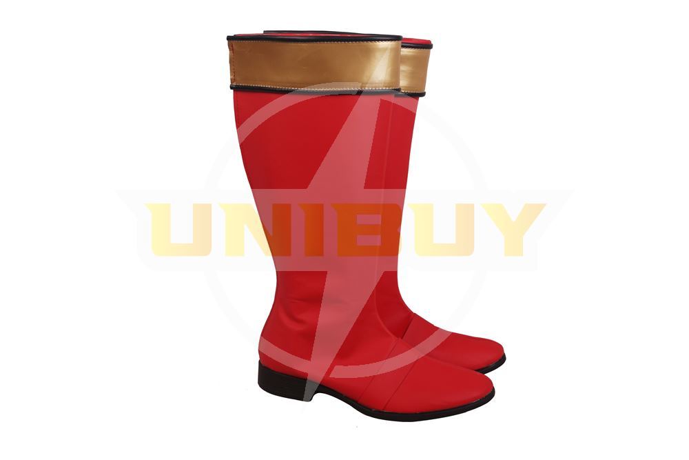 Power Red Wild Force Ranger Cosplay Shoes Cole Evans Rangers Men Boots Unibuy