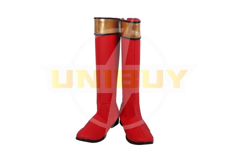 Power Red Wild Force Ranger Cosplay Shoes Cole Evans Rangers Men Boots Unibuy