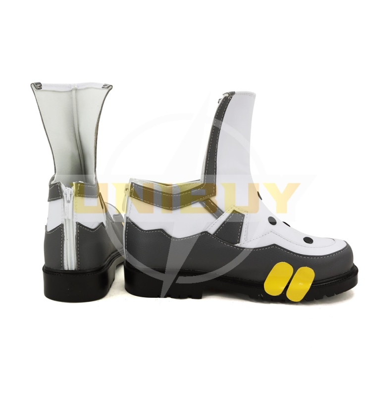 OW Overwatch Tracer Cosplay Shoes Lena Okston Black White Women Boots Unibuy