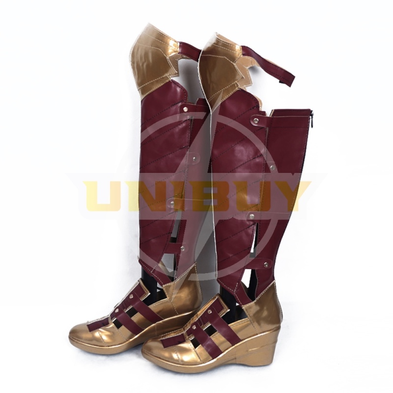 Wonder Woman Cosplay Shoes Diana Prince Red Boots Unibuy