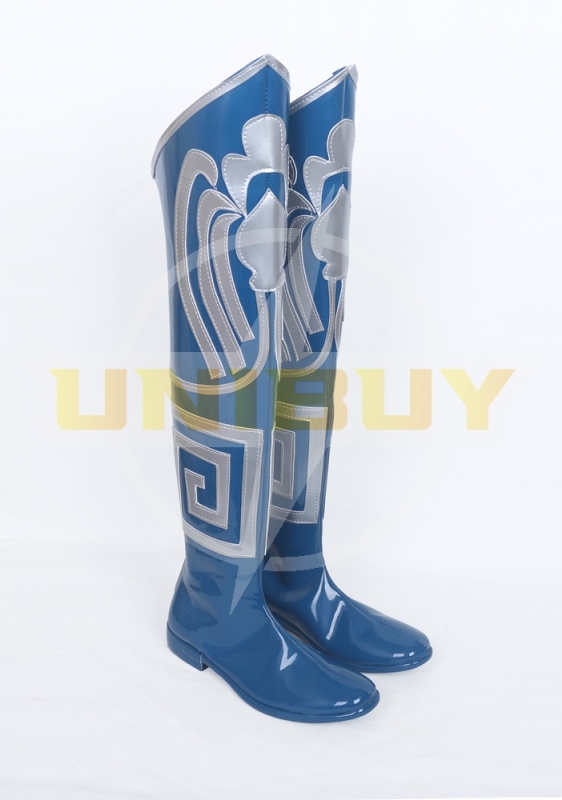 Mortal Kombat 9 Kitana Blue Boots Cosplay Women Shoes Unibuy
