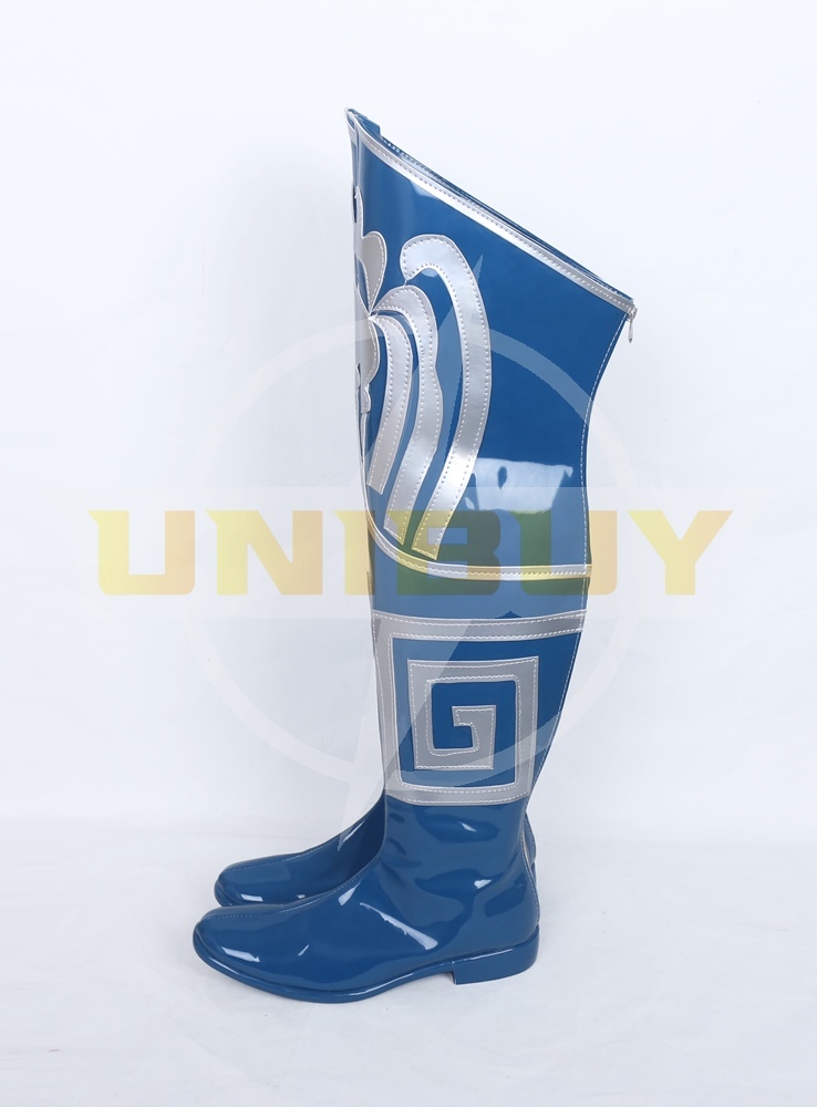 Mortal Kombat 9 Kitana Blue Boots Cosplay Women Shoes Unibuy