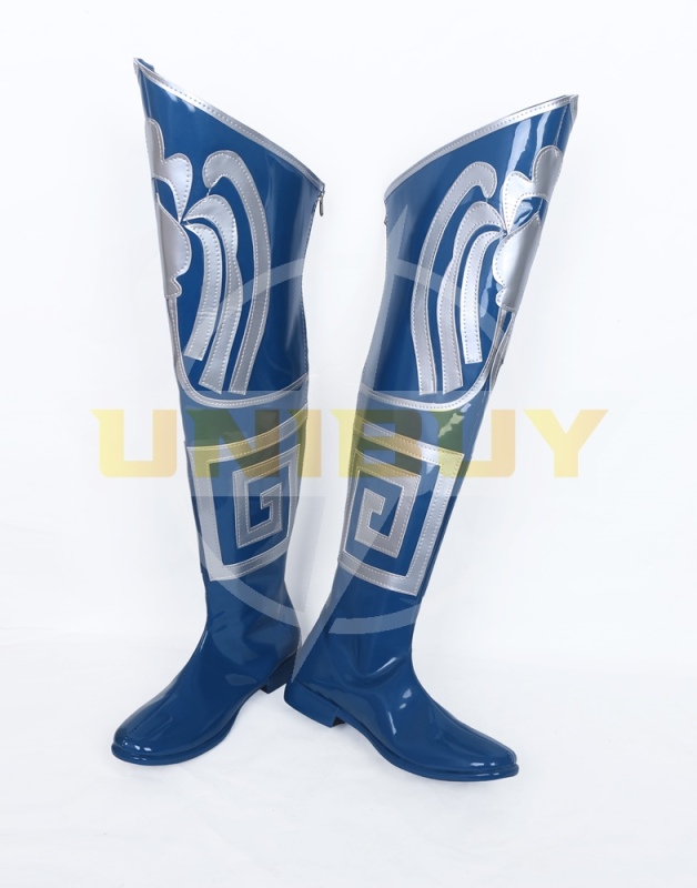 Mortal Kombat 9 Kitana Blue Boots Cosplay Women Shoes Unibuy