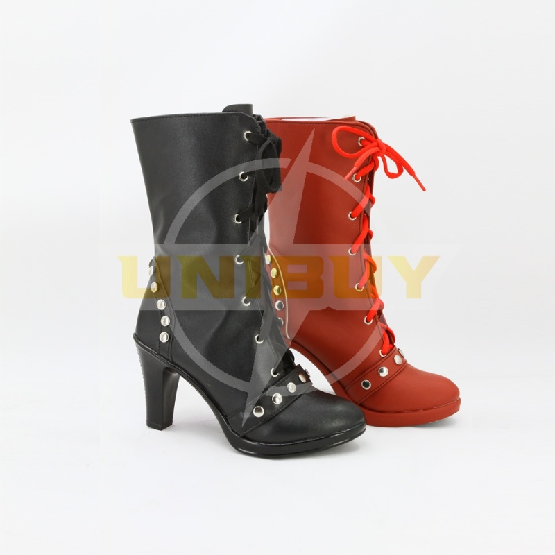Batman Arkham Knight Harley Quinn Shoes Cosplay High Heel Women Boots Unibuy